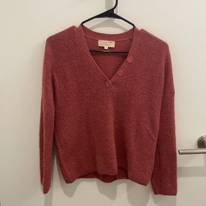 Sezane v-neck sweater size xs